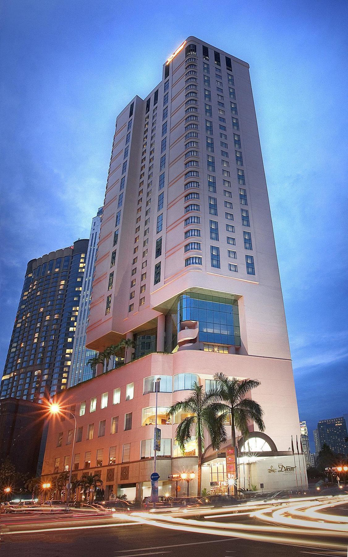 吉隆坡帝盛酒店 外观 照片 The hotel at night